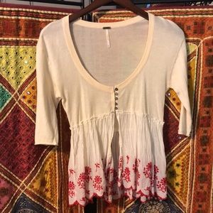 Free People summer sweater cardigan